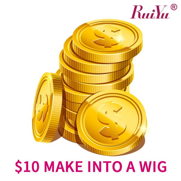 

$ 10 make into wig для париков человеческих волос с закрытием кружева фронтальная закрытие с утками для волос, Black;brown