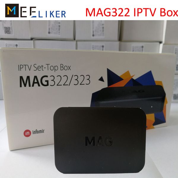 

New arrived mag322 w1 wifi iptv et box treaming bcm75839 chip et 512m linux hdmi internet media player hd tb mag 322