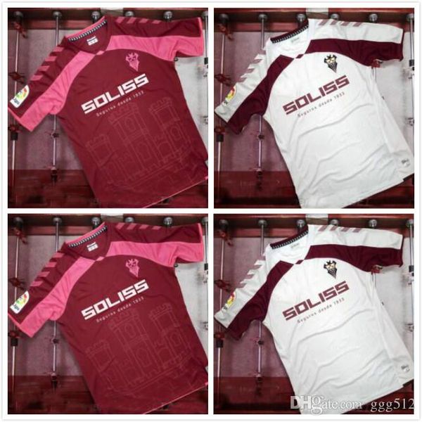 

19 20 albacete balompié soccer jerseys balompie 2019 2020 home away bela azamoum balompie rey manaj roman zozulia maillot football shirts, Black;yellow