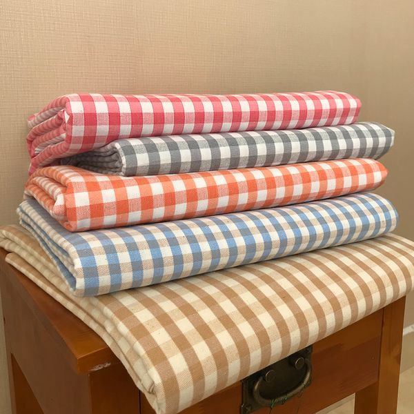 

good goods old coarse linen one-piece cotton thick chunky cotton linen cotton and linen plaid small fresh naked summer sheet