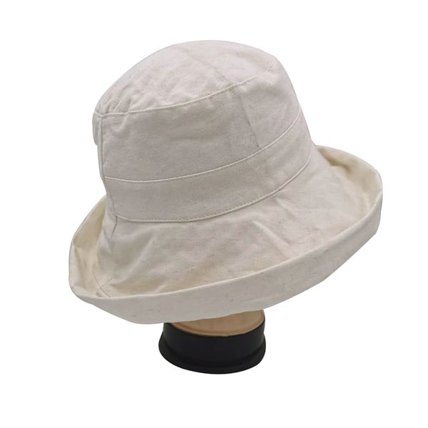 

white bucket hat for women and men fashion solid thickened soft warm fashion fishing cap outdoor vacation hats