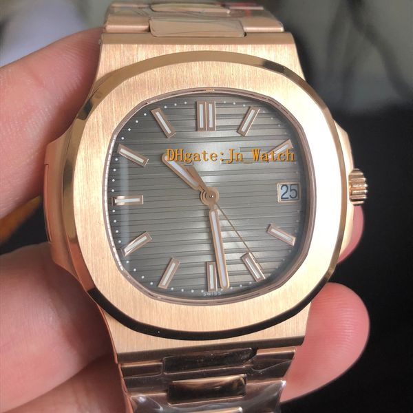 

nautilus watch ppf automatic movement luxury watch 5711 waterproof man 40mm 904 stainless sweep move swimming 3 colour, Slivery;brown