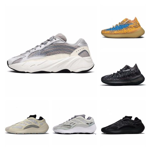

700 wave runner kanye west running shoes reflective carbon blue magnet inertia static utility black salt men desigmor shoes women sneakers
