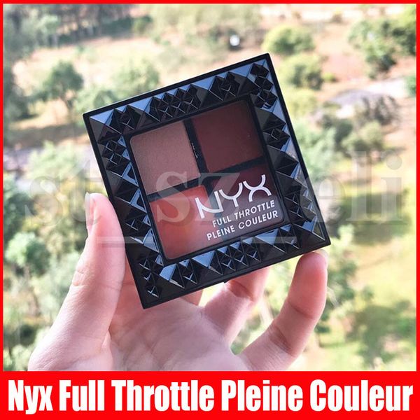 

nyx cosmetics 4 colors full throttle matte eyeshadow palette foundation makeup eye shadow palettes
