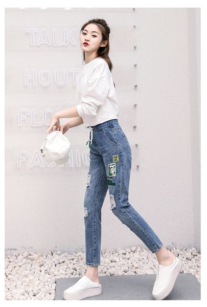 

dark blue straight haroun pants