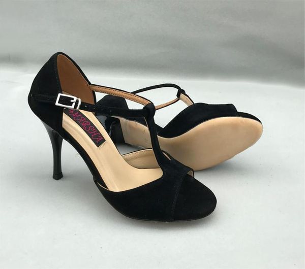 

comfortable and fashional argentina tango dance shoes wedding & party shoes for women in leather hard sole t62103a-bs
