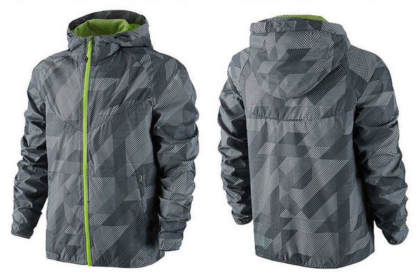 

2020 new men's sports jacket breathable quick dry running jacket, Black;red