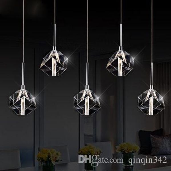 Led Crystal Hanging Lamp Decoration Restaurant Lamps Bar Dining