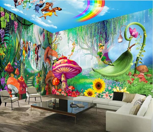 

wallpapers modern custom 3d ps hd wall mural elf boys and girls wallpaper for children's bedroom 3d wall mural whole house