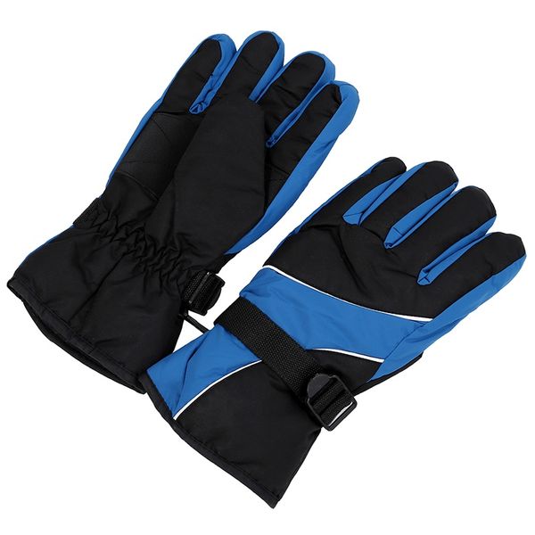 

men ski gloves thermal waterproof for winter outdoor sports snowboard (sky blue