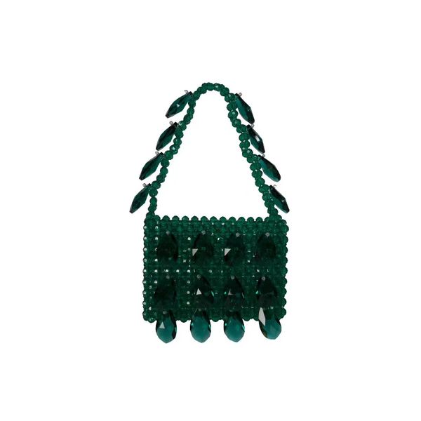 

2019 fashion handmade one-shoulder colorful beaded bag new product