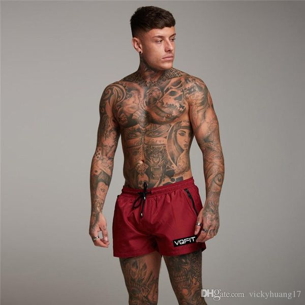 

новые летние мужские тренажерные залы фитнес бодибилдинг шорты мужская мода спортивная одежда короткие брюки мужской бегун тренировки пляж б, White;black