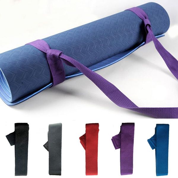 

adjustable yoga mat belts yoga mat shoulder carrier straps exercise stretch belts fitness gym sports rope 183 *61cm