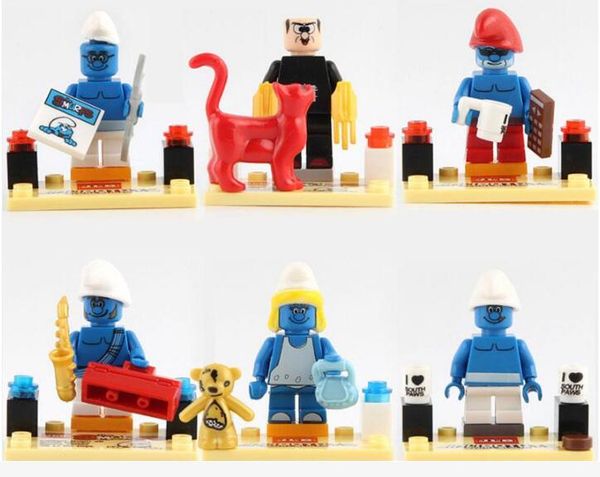 Kupit Optom Smurfs Cifry Schlumpf Gargamel Azrael Papa Smurf