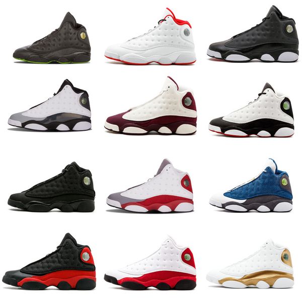 

shoes 13 chicago dpm bred basketball shoes men 13s black cat he got game playoffs hyper pink sneakers size 7-13