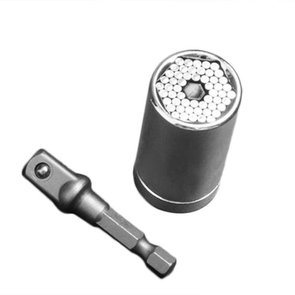 

2pcs 7-19mm torque ratchet socket wrench head socket hand tools torque sleeve power drill adapter for repair tools
