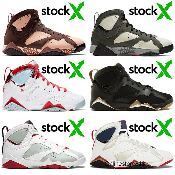 

7 7s og olymic z mist gmp hare pure money basketball shoes stock x sneakers patta x reflective champion designer sport 7-13