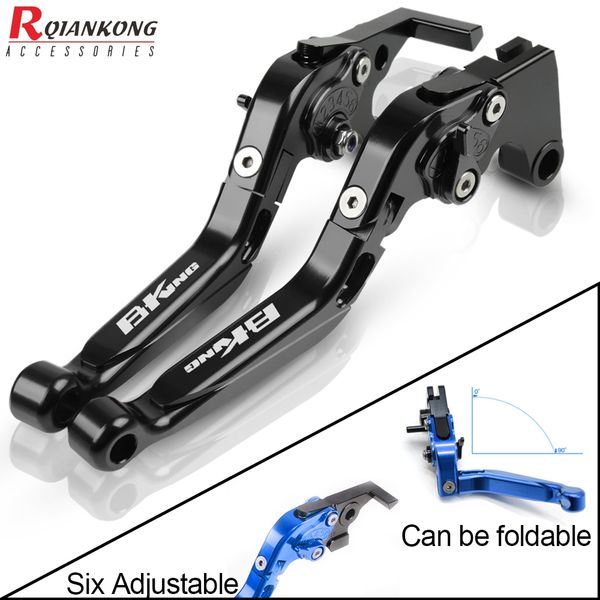 

for b-king bking 2008 2009 2010 2011 motorcycle clutch brake lever cnc aluminum extendable adjustable foldable levers