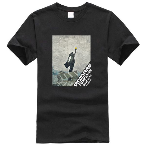 

личность улица футболки хлопок мужские и короткий рукав рубашки африканский примитивный абстрактный стиль личности с коротким рукавом женска, White;black