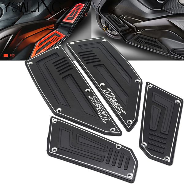 

motorcycle footboard steps foot rests for yamaha tmax530 tmax 530 t-max 530 2012 2013 2014 2015 2016 footrest pegs plate pads
