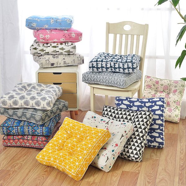 

square pouf tatami cushion pillow floor cushions linen cotton seat pillow pad throw cushion japanese tatami 45x45