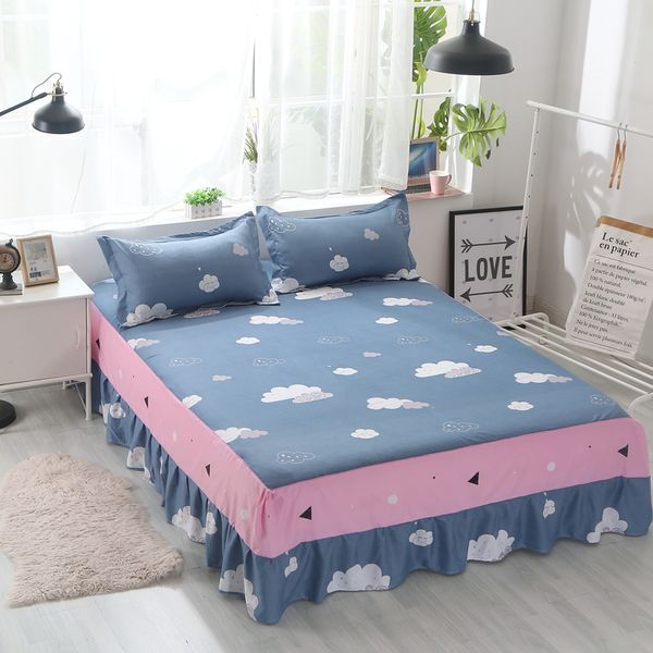 

cloud twin single size bed skirt set