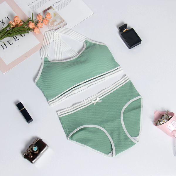 

cmenin women bra set cotton underwear women bras bikini bras set lingerie panties japanese leisure transparenr bra b0100, Red;black