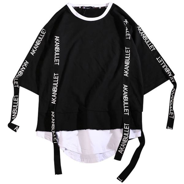 

harajuku hip hop t shirt men fashions 2019 tshirt streetwear casual korean t shirt short sleeve t-shirt men summer tees shirts, White;black