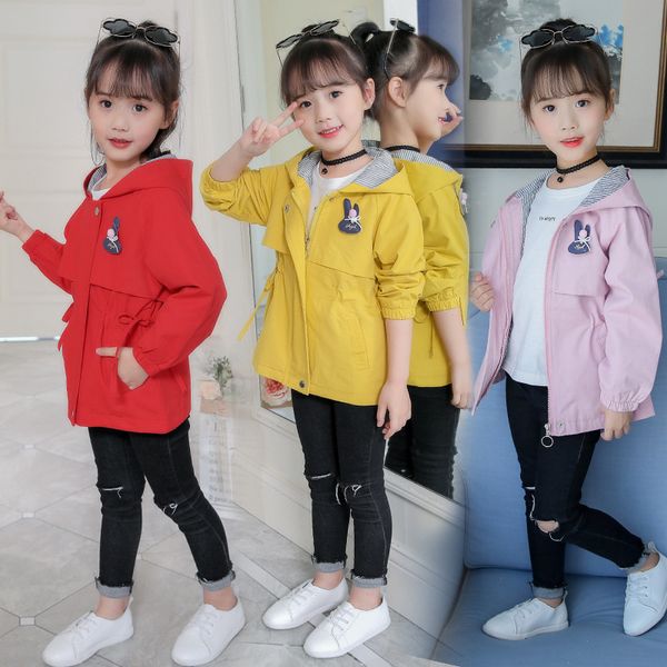 

children loose coat new pattern spring and autumn korean. girls jacket, Blue;gray