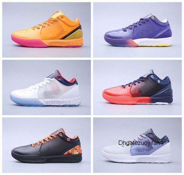 

2020 classic mamba zoom iv 4 protro draft day hornets carpe diem del sol sports basketball shoes mens zk4 4s sneakers us7-12
