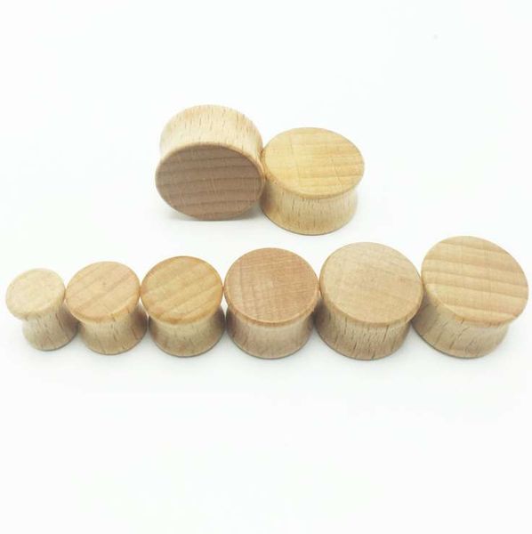 

wooden ear tunnels men womens ear gauges fashion body piercing jewelry taper and plug ear plugs new brand, Silver