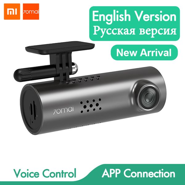 

xiaomi 70mai dash cam 1s car dvr wifi english voice control dashcam 1080p hd night vision car camera video recorder g-sensor