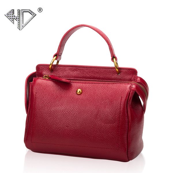 

2019 leather bag new korean version of the first layer of leather womens shoulder bag messenger bag small a generation of fat