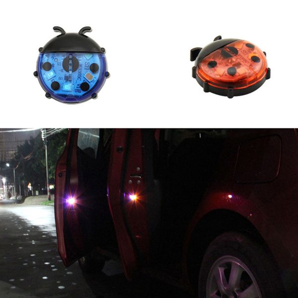 

cars 2pcs magnetic suction warning lights colorful lights door lamp safety lamp caution lamps