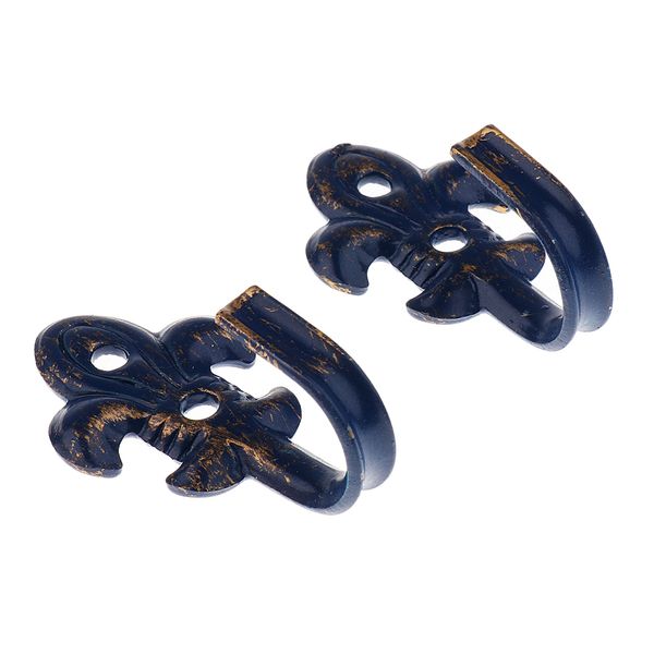

2x vintage curtain hold back accessories window treatment hardware wall ornament