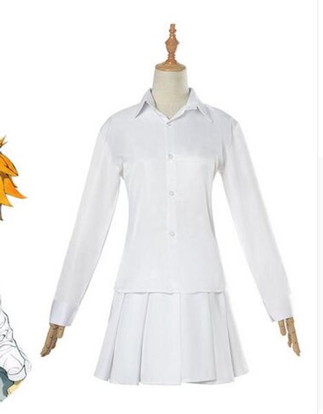 

аниме обетованный neverland эмма косплей костюм якусоку no neverland косплей костюм девушка школьная форма для женщин, Black