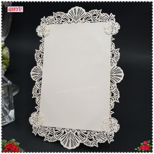 

100pcs hollow lacework laser cut place name card wedding business party dinner invitation card 5zsh881-100