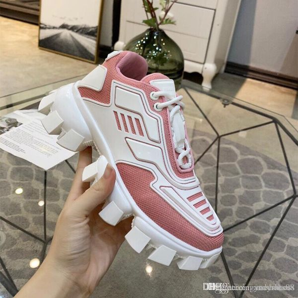 

2020 sell mix color mens running casual shoes fashion creepers men womens pink hiking shoes luxury dad sneakers, Black