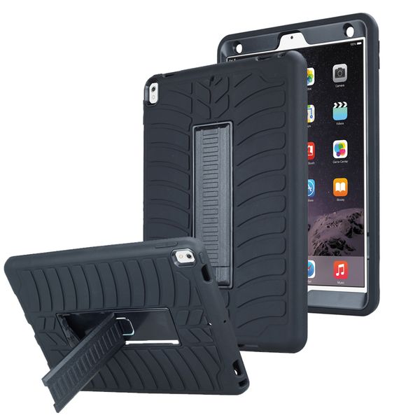 

kickstand tire pattern combo shockproof back cover anti-scratch drop protection case for ipad air 2019/ipad pro 10.5 inch 2017