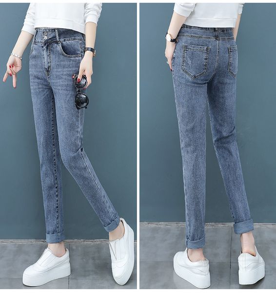 

темно-синий новый han издание сыпучие straight torre показать thin foot haroun брюки брюки, Blue