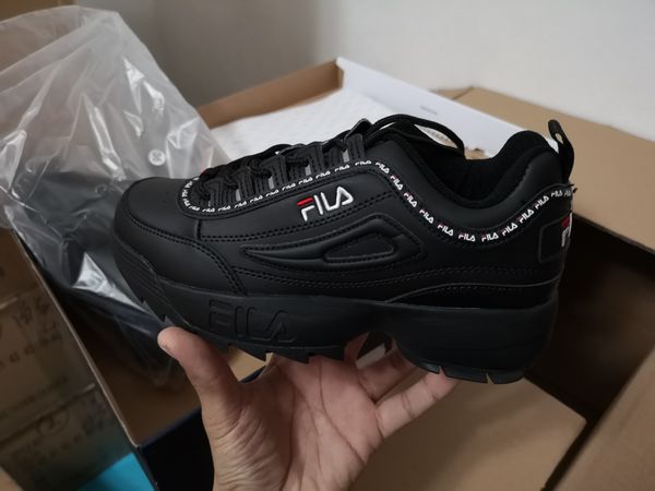 

disruptors ii 2 zapatos белый черный серый розовый леди женщины мужчины повседневная спортивная обувь с кроссовками увеличилась бега кроссов, Black