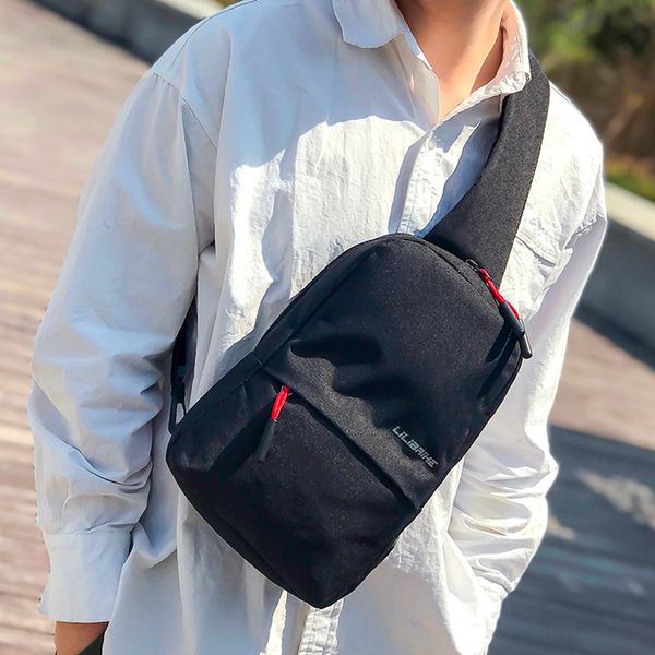 

sleeper #w401 2019 new fashion men's waterproof casual sports shoulder diagonal chest bag multi-function bag solid ing
