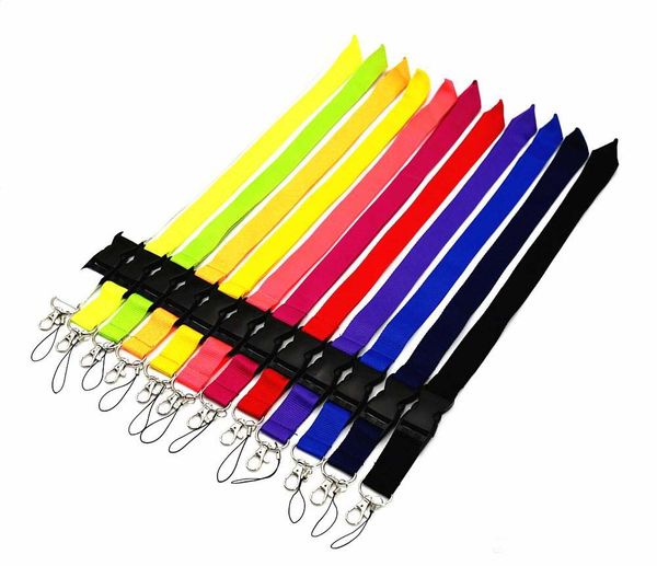 

dhl wholesale mobile phone card lanyard neck lanyards cell 12 colors can pick