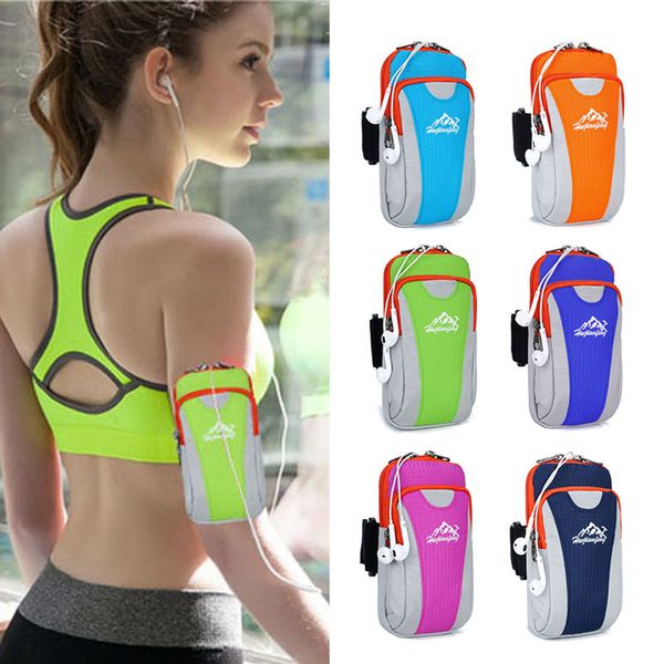 

running armband bag cover case phone holder outdoor sports jogging cycling bag wrist pouch waterproof breathable fitness gym