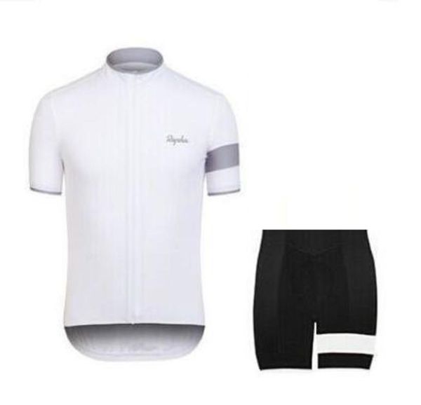 

2020 rapha shorts cycling jerseys sets 2020 cool bike suit bike jersey breathable cycling short sleeves shirt bib shorts mens cycling cl, Black;red