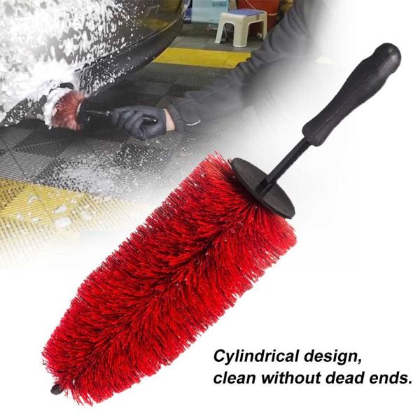 

tools auto tire truck rim car wheel brush vehicle care flexible dust anti-splash ergonomic soft engine long handle hub washing