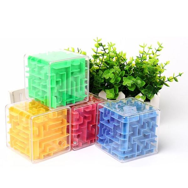 

kids 3d maze cube puzzle toy children funny balance training brain development stress relief cube boys girls interactive game