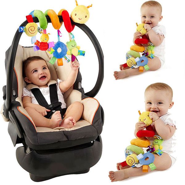 

hanging toys baby rattles toy colorful style cute activity spiral crib stroller car seat travel