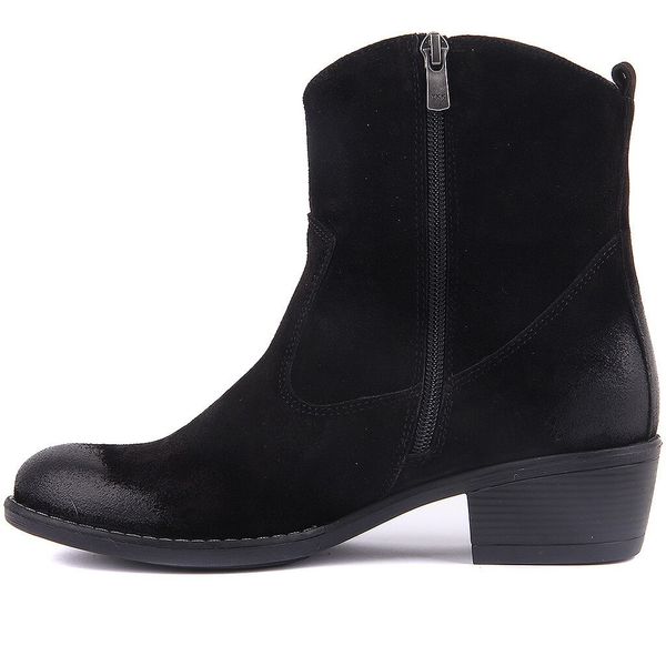 

парус-lakers black suede zipper boots женский