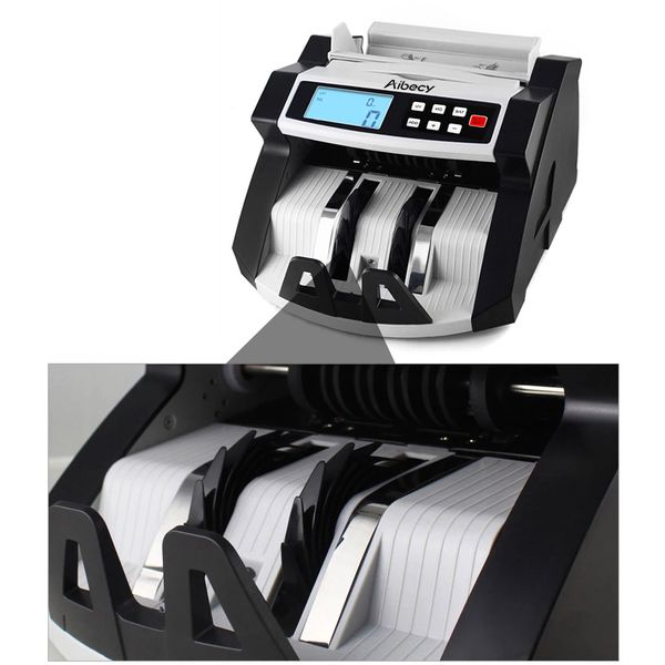 

aibecy automatic multicurrency cash registe money counter bill counter counting machine lcd display for euro us dollar aud pound